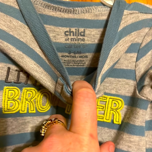 Lil boy onesie! 3-6 months - Picture 2 of 2